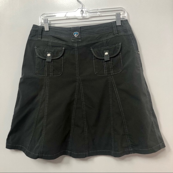 KUHL splash skirt smoke grey size 8 hiking  great pre owned condition mountain - Picture 4 of 11